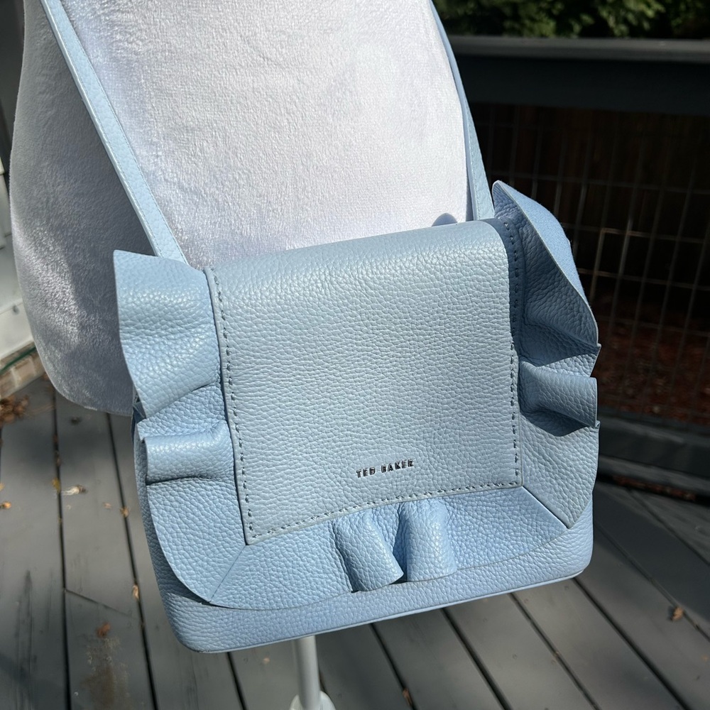 Ted Baker London Light Blue Convertible Crossbody Bag excellent condition